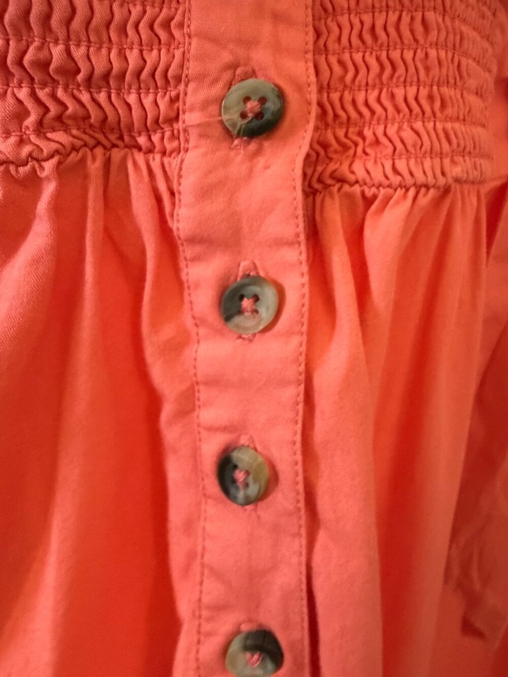 Free People "Laila" Coral Orange Crisscross Tie-Back Sheath Midi-Maxi Dress - M - Picture 3 of 13